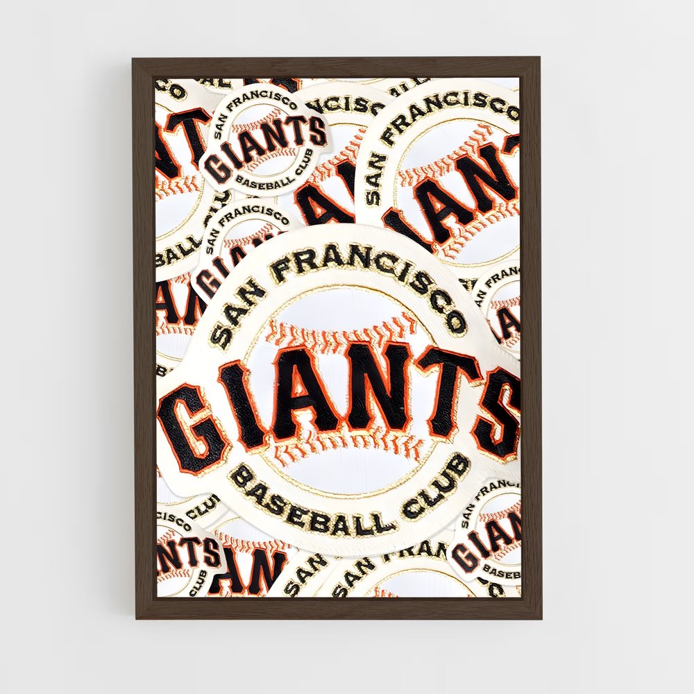Poster Giants Nation – affiche Baseball (vue 5)